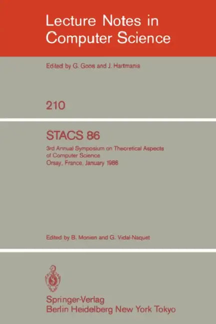 Stacs 86 (English, B. Monien | G. Vidal-Naquet)