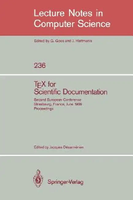 Tex for Scientific Documentation (English, Jacques Desarmenien)