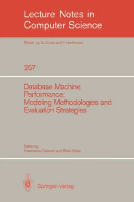 Database Machine Performance (English, Francesca Cesarini | Silvio Salza)