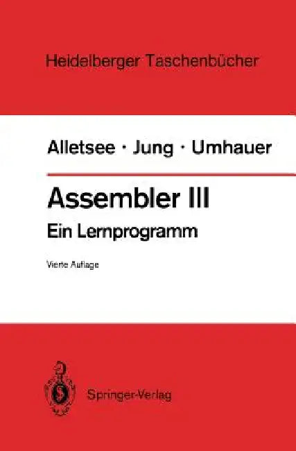 Assembler III (English, Rainer Alletsee | Konrad Zuse | Horst Jung)