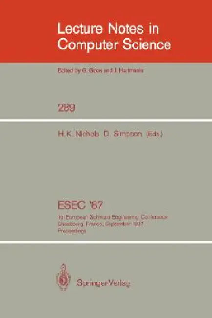 Esec '87 (English, Howard K. Nichols | Dan Simpson)