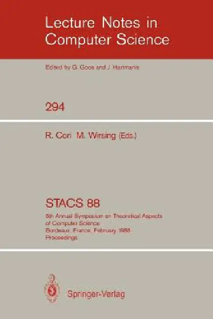 Stacs 88 (English, Robert Cori | Martin Wirsing)