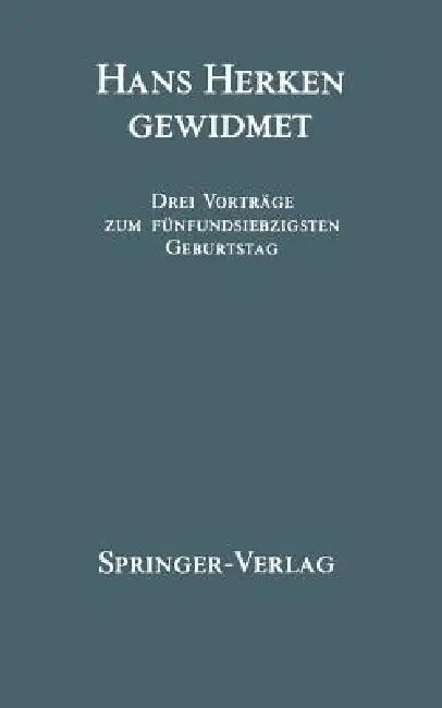Hans Herken Gewidmet (English, Helmut Coper | H. Kewitz | W. Kalow)