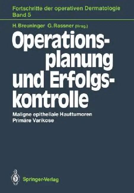 Operationsplanung Und Erfolgskontrolle (English, Helmut Breuninger | Gernot Rassner)