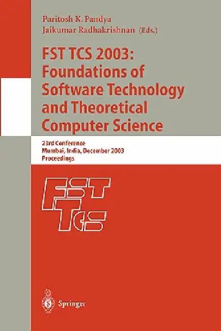 Fst Tcs 2003 (English, Paritosh K. Pandya | Jaikumar Radhakrishnan)