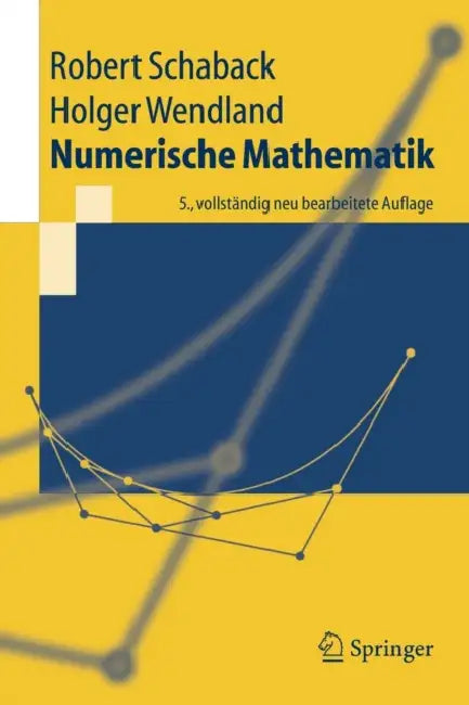 Numerische Mathematik (English, Robert Schaback | Holger Wendland)