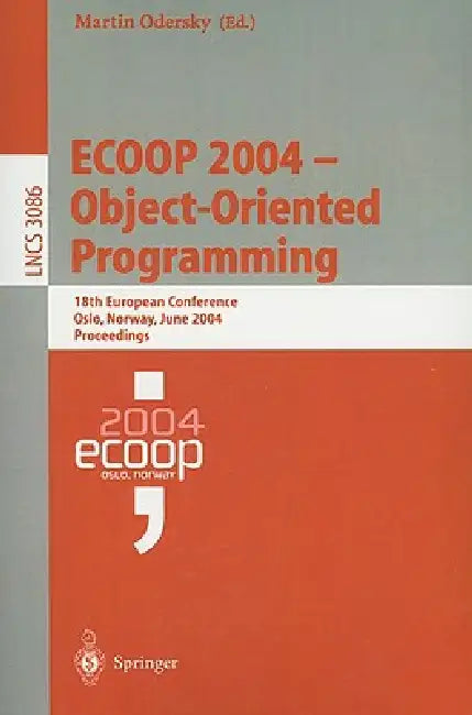 Ecoop 2004 - Object-Oriented Programming (English, Martin Odersky)