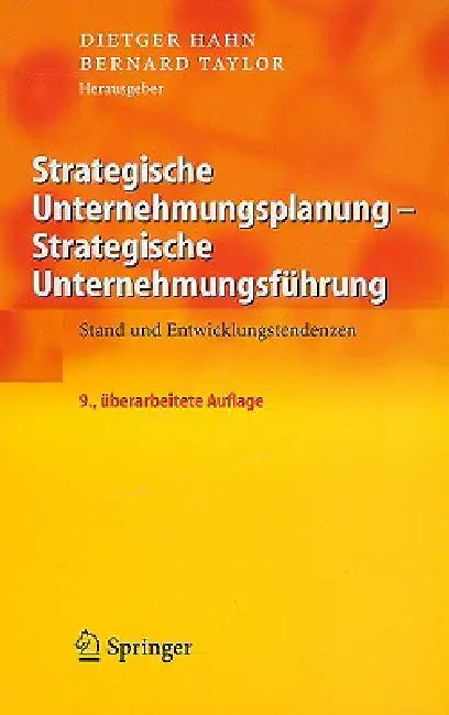 Strategische Unternehmungsplanung - Strategische Unternehmungsführung (English, Dietger Hahn | Bernard Taylor)