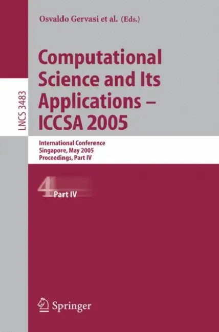 Computational Science and Its Applications - ICCSA 2005 (English, Osvaldo Gervasi | Marina L. Gavrilova | Vipin Kumar)