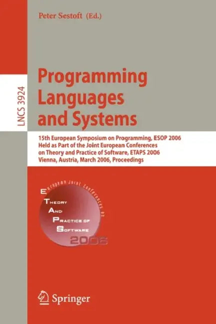 Programming Languages and Systems (English, Peter Sestoft)