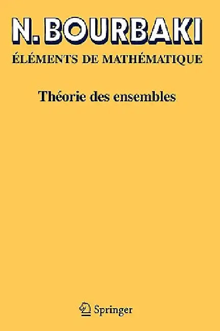 Théorie Des Ensembles (English, N. Bourbaki)