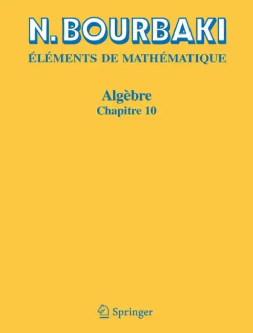 Algèbre (English, N. Bourbaki)