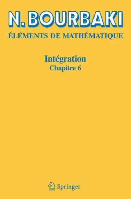 Intégration (English, N. Bourbaki)