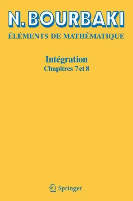 Intégration (English, N. Bourbaki)