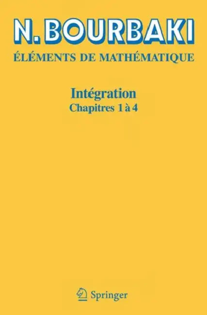 Intégration (English, N. Bourbaki)