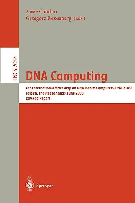 DNA Computing (English, Anne Condon | Grzegorz Rozenberg)