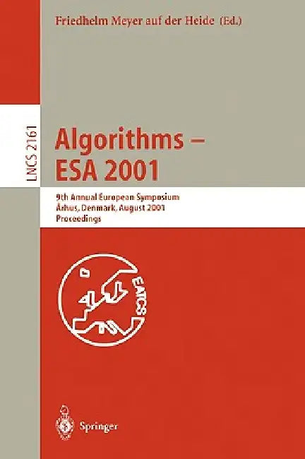 Algorithms - ESA 2001 (English, Friedhelm Meyer Auf Der Heide)