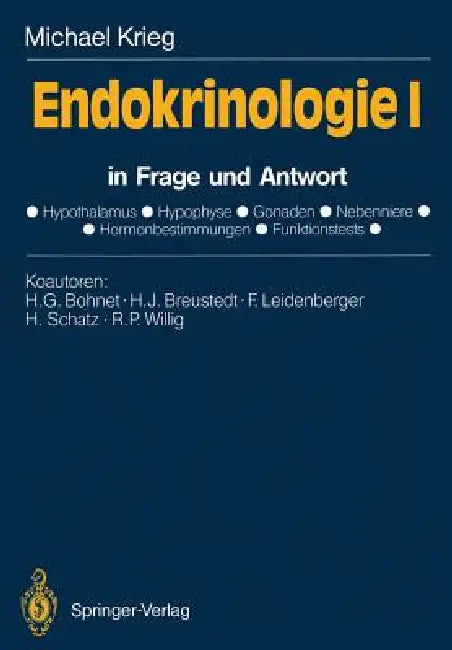 Endokrinologie I (English, H. G. Bohnet | Michael Krieg | H. J. Breustedt)