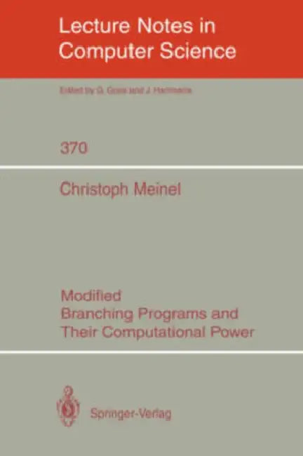 Modified Branching Programs and Their Computational Power (English, Christoph Meinel)