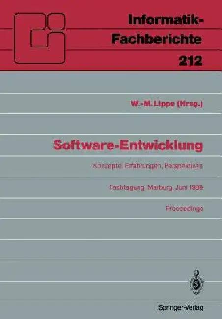 Software-Entwicklung (English, Wolfram-M Lippe)