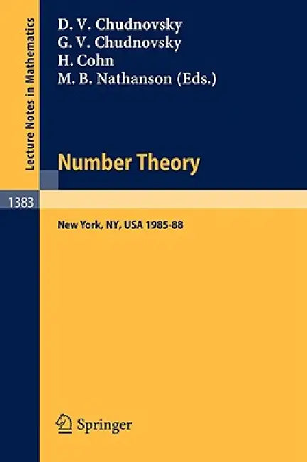 Number Theory (English, David V. Chudnovsky | Gregory V. Chudnovsky | Harvey Cohn)