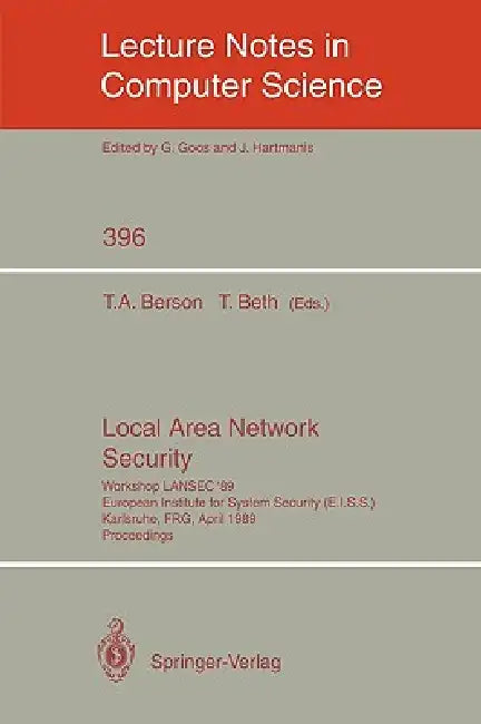 Local Area Network Security (English, Thomas A. Berson | Thomas Beth)