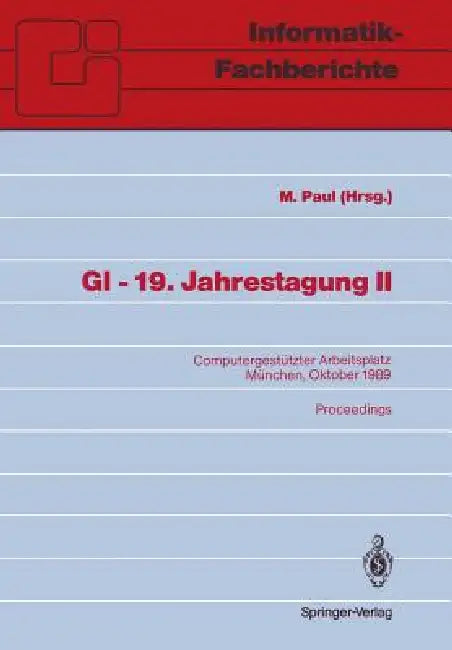 GI -- 19. Jahrestagung II (English, M. Paul)