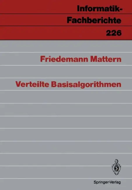 Verteilte Basisalgorithmen (English, Friedemann Mattern)