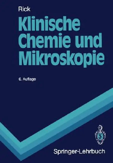 Klinische Chemie Und Mikroskopie (English, Wirnt Rick)