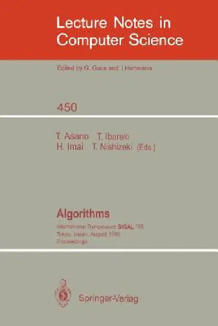 Algorithms (English, Tetsuo Asano | Toshihide Ibaraki | Hiroshi Imai)
