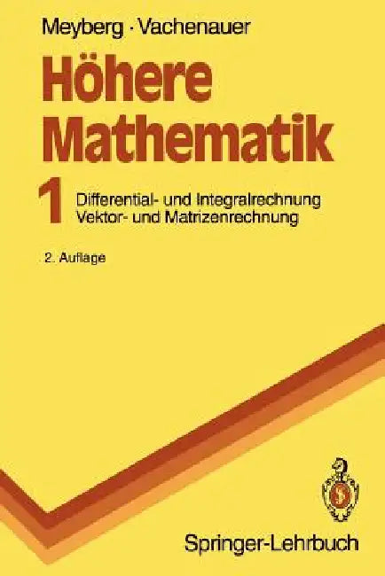 Höhere Mathematik (English, Kurt Meyberg | Peter Vachenauer)