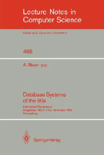 Database Systems of the 90s (English, Albrecht Blaser)