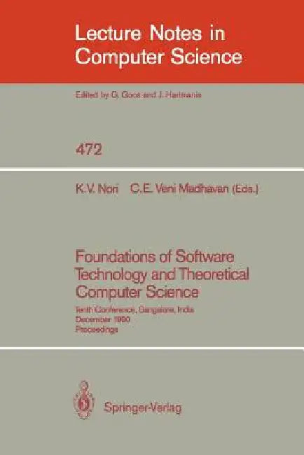 Foundations of Software Technology and Theoretical Computer Science (English, Kesav V. Nori | C. E. Veni Madhavan)