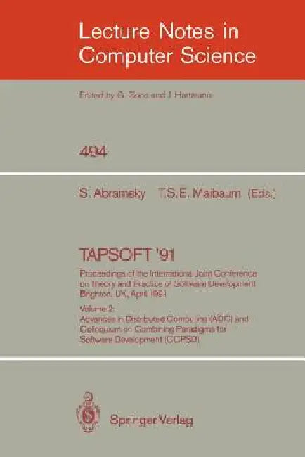 Tapsoft '91 (English, S. Abramsky | T. S. E. Maibaum)