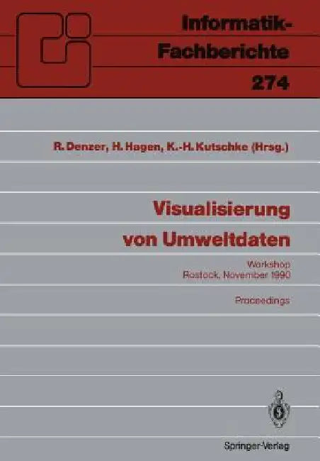 Visualisierung Von Umweltdaten (English, Ralf Denzer | Hans Hagen | Karl-Heinz Kutschke)