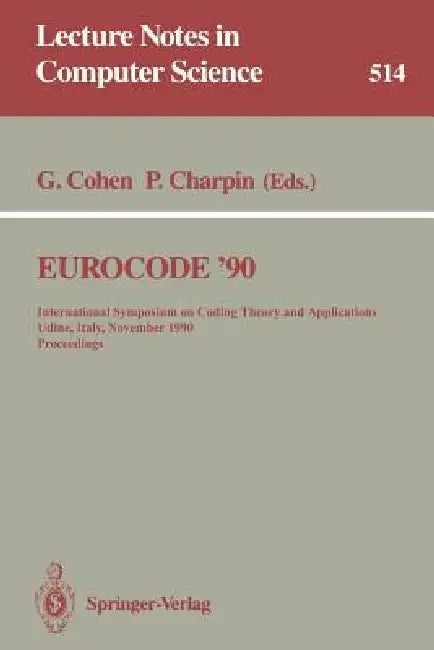 Eurocode '90 (English, Gerard Cohen | Pascale Charpin)