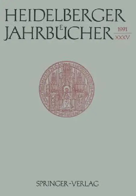 Heidelberger Jahrbücher (English, Kenneth A. Loparo)