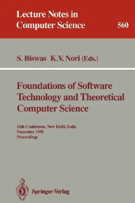 Foundations of Software Technology and Theoretical Computer Science (English, Somenath Biswas | Kesav V. Nori)