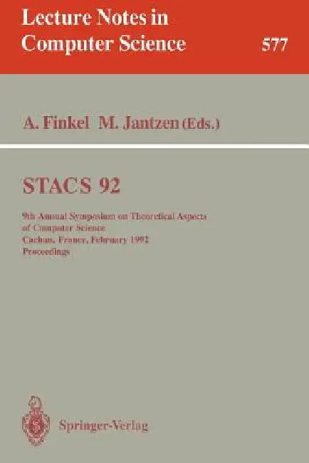 Stacs 92 (English, Alain Finkel | Matthias Jantzen)