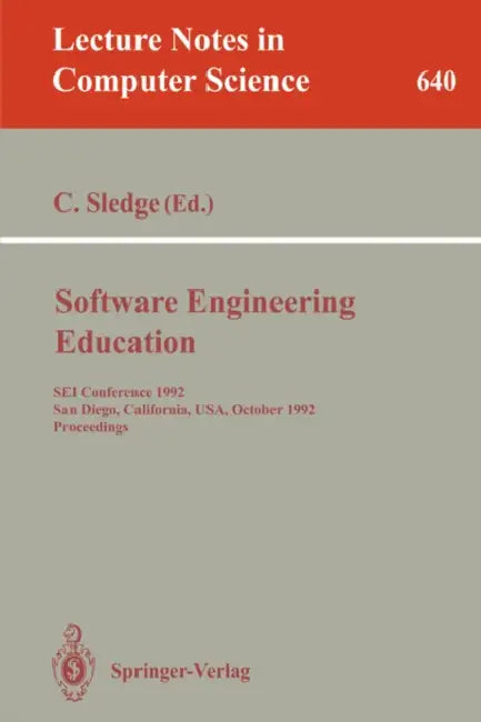 Software Engineering Education (English, Carol Sledge)