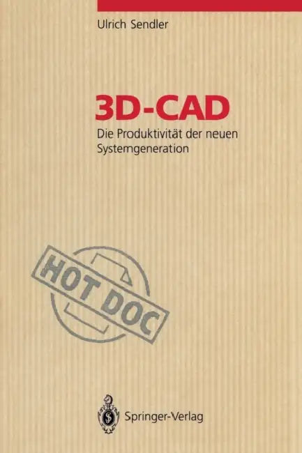 3d-CAD (English, Ulrich Sendler)
