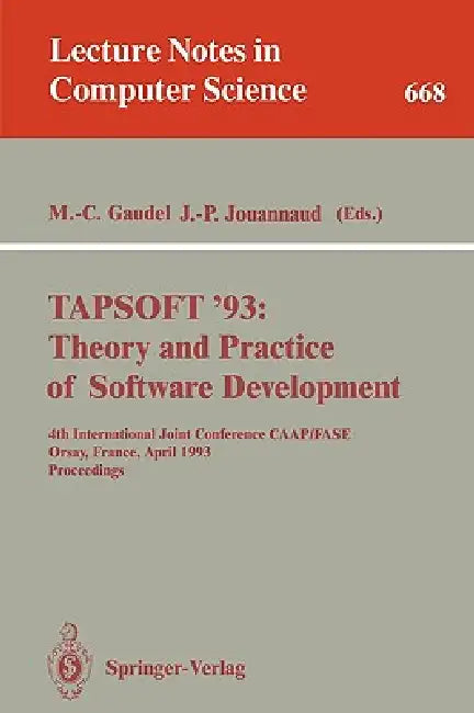 Tapsoft '93 (English, Marie-Claude Gaudel | Jean-Pierre Jouannaud)