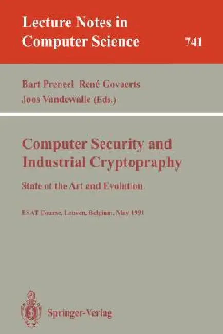 Computer Security and Industrial Cryptography (English, Bart Preneel | Rene Govaerts | Joos Vandewalle)