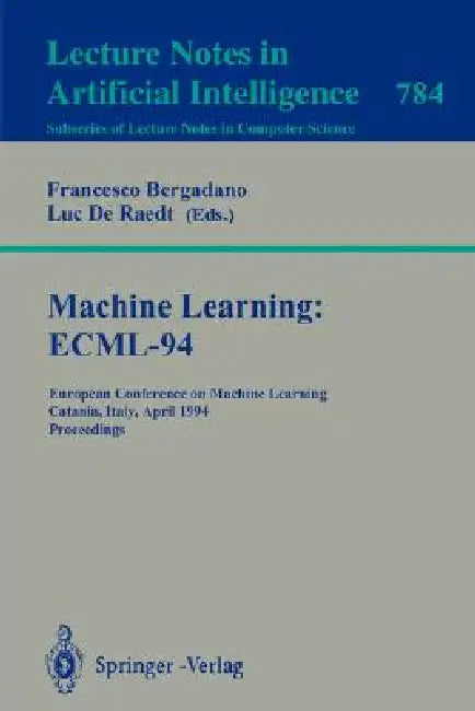 Machine Learning (English, Francesco Bergadano | Luc De Raedt)