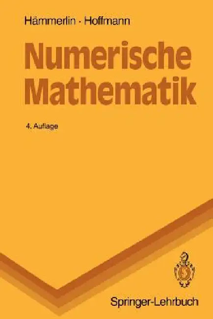 Numerische Mathematik (English, Günther Hämmerlin | Karl-Heinz Hoffmann)