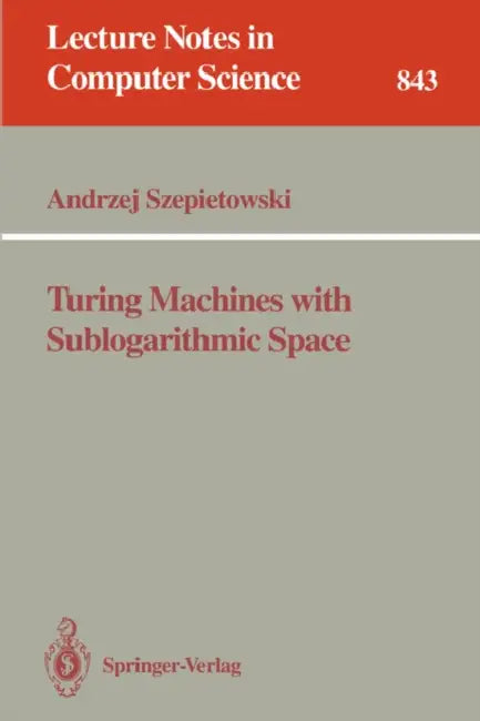 Turing Machines with Sublogarithmic Space (English, Andrzej Szepietowski)