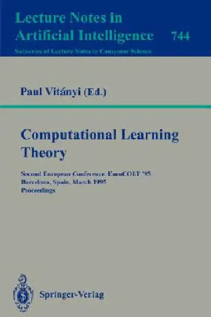 Computational Learning Theory (English, Paul Vitanyi)