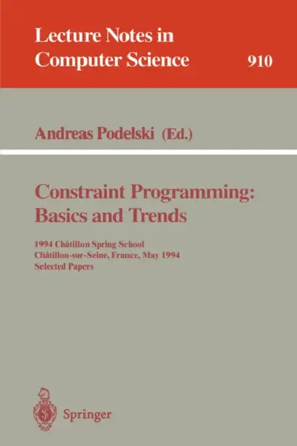 Constraint Programming (English, Andreas Podelski)