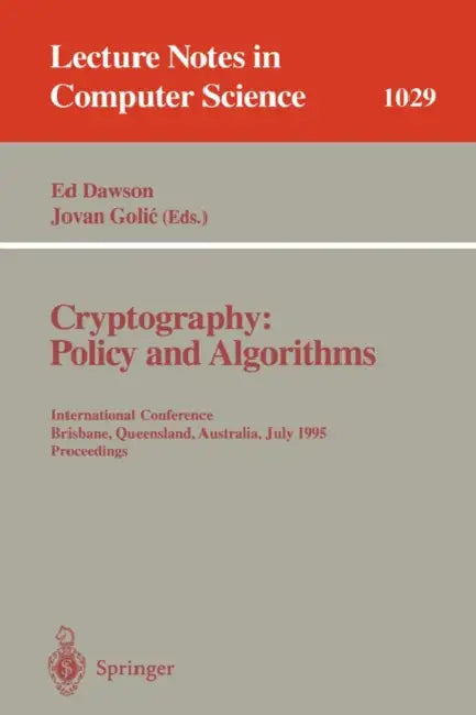 Cryptography (English, Edward Pyle Dawson | Jovan Golic)