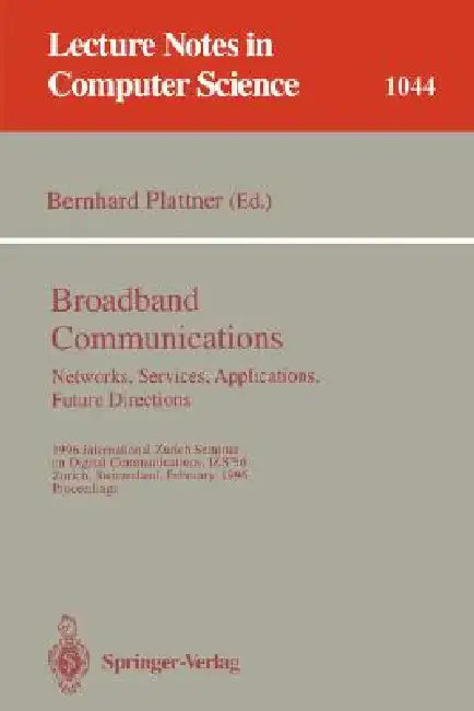 Broadband Communications (English, Bernhard Plattner)